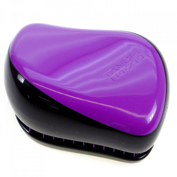 Perie pentru par Tangle Teezer Compact Styler Black Violet