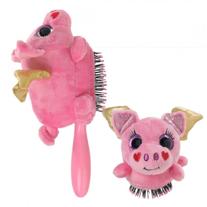 Perie pentru par Wet Brush Plush Brush Flying Pig
