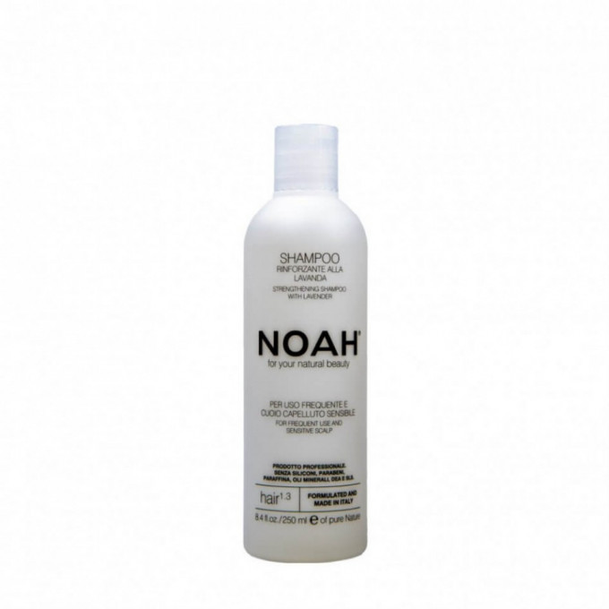 Sampon natural fortifiant cu lavanda pentru uz frecvent si scalp sensibil, Noah, 250 ml