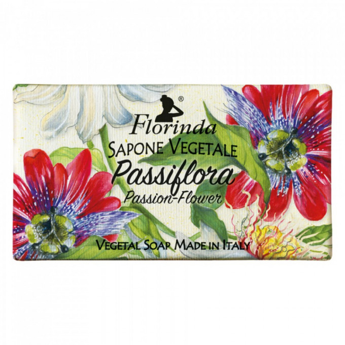 Sapun vegetal cu floarea pasiunii Florinda, La Dispensa, 100 g