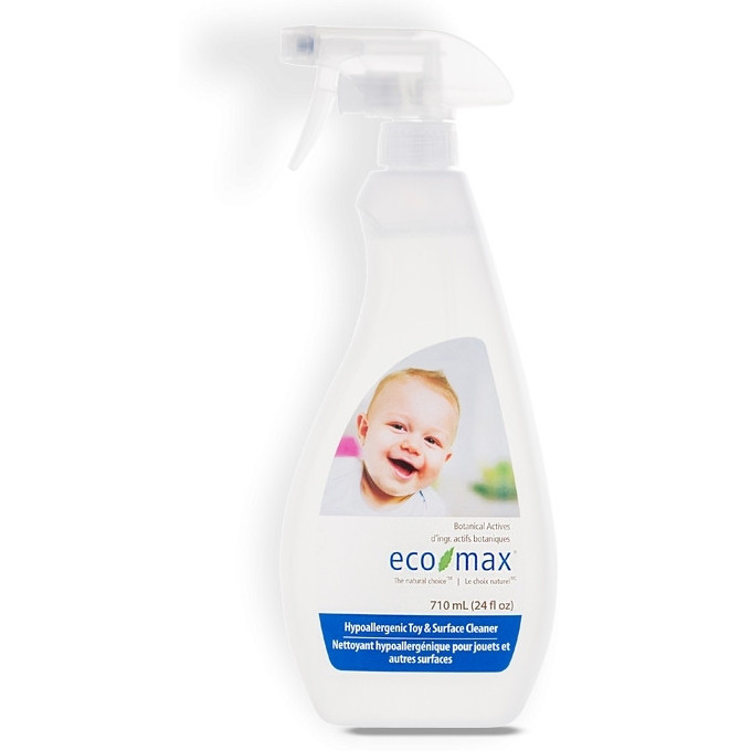 Solutie pt curatare jucarii si camera bebelusului, Ecomax, 710 ml