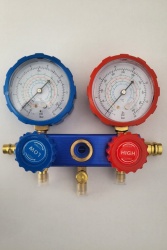 Set Pompa de vid aer conditionat , cu set de manometru freon + ulei pompa vid - Img 4