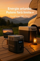 EcoFlow DELTA 2 – Generator portabil 1024 Wh | Ofertă Limitată – Energie oriunde, fără limite!
