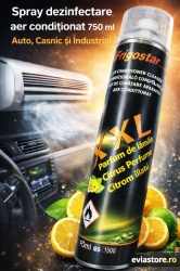 Pachet 12 bucati Spray dezinfectare aer conditionat aroma citrice 750 ml