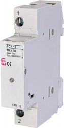 Intrerupător modular cu fuzibil PCF 10 1p LED, ETI
