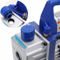 Set pompă de vid aer condiționat cu manometru freon și ulei – kit service AC profesional