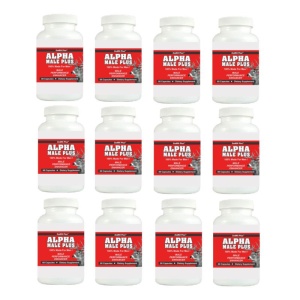 ALPHA MALE PLUS - Sexual Performance Enhancer - 12 Bottles