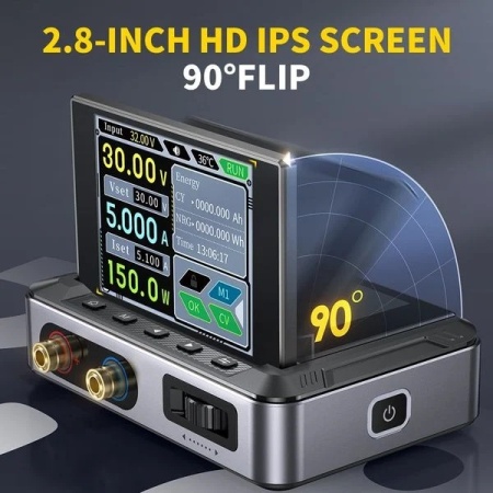 FNIRSI DPS150 Sursă de curent continuu de laborator cu afișaj digital, 30V, 5A - Img 2
