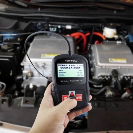 Tester profesional baterii, Foxwell BT100 Original 100% - Img 2