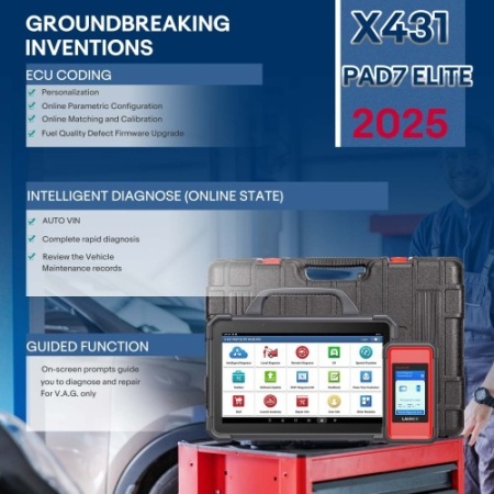 Launch original X-431 PAD7 PADVII elite Tester Auto Profesional pentru programari, codare online și calibrare ADAS - Img 6