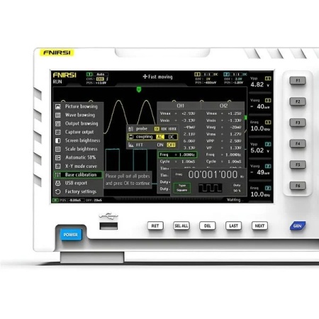 Osciloscop digital de birou FNIRSI 1014D, 2 canale, 100 MHz, 1 GSa/s - Img 2