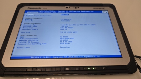 Tableta Panasonic Toughbook CF-20 - CPU i5 Gen 7 - Img 2