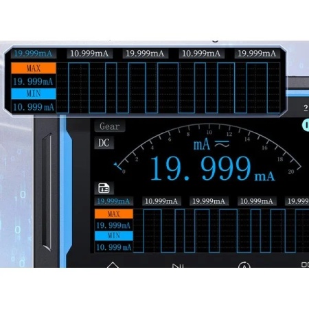 FNIRSI 2C53P Osciloscop, generator de semnal și multimetru 3în1, 2 canale - Img 5