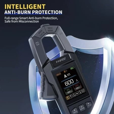 FNIRSI DMC-100 Clește de măsură cu multimetru digital AC/DC 600 A