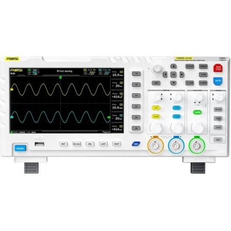 Osciloscop digital de birou FNIRSI 1014D, 2 canale, 100 MHz, 1 GSa/s - Img 4