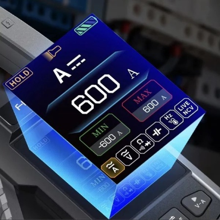 FNIRSI DMC-100 Clește de măsură cu multimetru digital AC/DC 600 A - Img 3