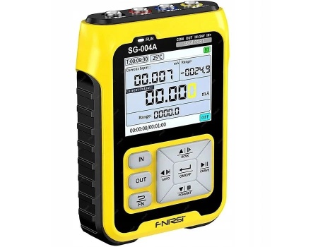 FNIRSI SG-004A Generator de semnal multifuncțional, măsurători de termocuplu și rezistență, 24 V, 0-24 mA, USB-C
