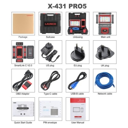 Tester Launch x431 PRO5 Model Nou 2025 cu Smartlink v2.0 - Img 5