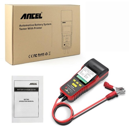 Tester profesional baterii cu imprimanta 12/24V, alternator, electromotor Autol BST500 - Img 2