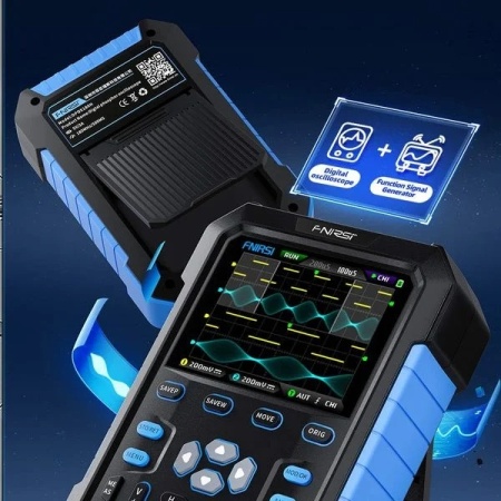 FNIRSI DPOX180H Osciloscop digital și generator de semnal 2în1, 180MHz - Img 3