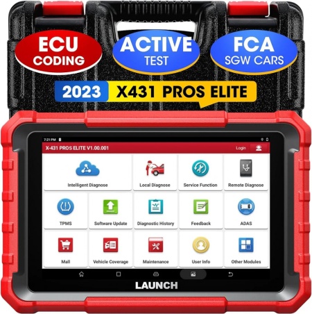Launch X431 PROS ELITE CANFD, DOIP, FCA si functii speciale - Img 5