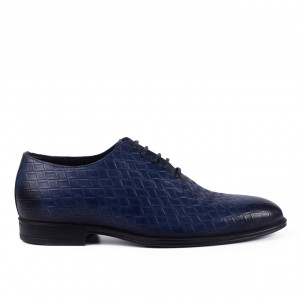 Pantofi eleganti barbati 913m albastru - Img 1