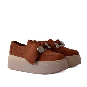 Pantofi casual 527 Camel - Img 3