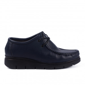 Pantofi casual dama 575 albastru - Img 1