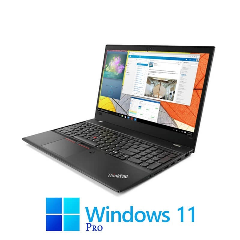 Laptop Lenovo T580, Quad Core i7-8650U, 512GB SSD, Display NOU FHD