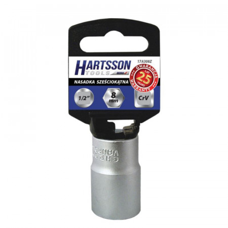 Cheie tubulara 12 puncte 1/2 " 9 mm cu agatator de plastic