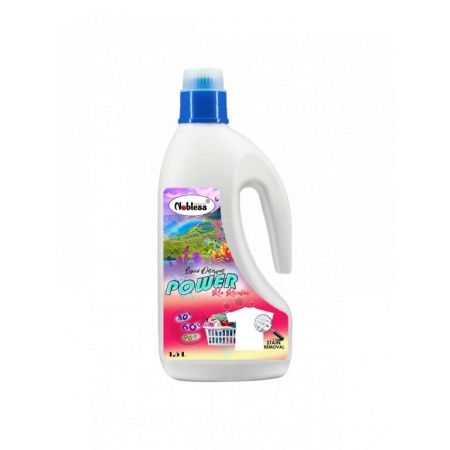 Detergent rufe premium, 3 in 1, rufe albe si colorate, 1.5L, anti-calcar, Rio Rainbow, Nobless
