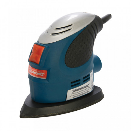 Masina de slefuit cu virbratii pentru colt , Silverline 135W  Detail Palm Sander 140mm