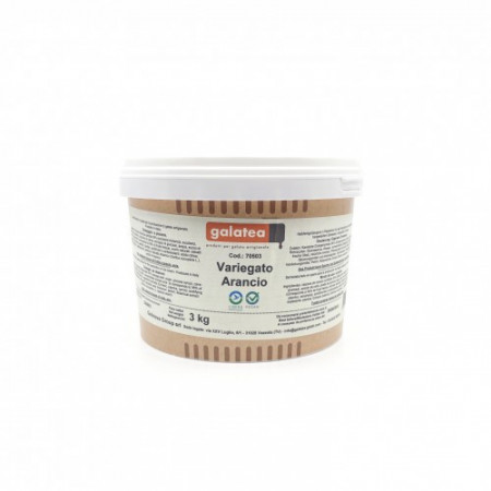 Pasta variegat pentru inghetata artizanala de portocale, 3Kg, Variegato Portocala, Galatea