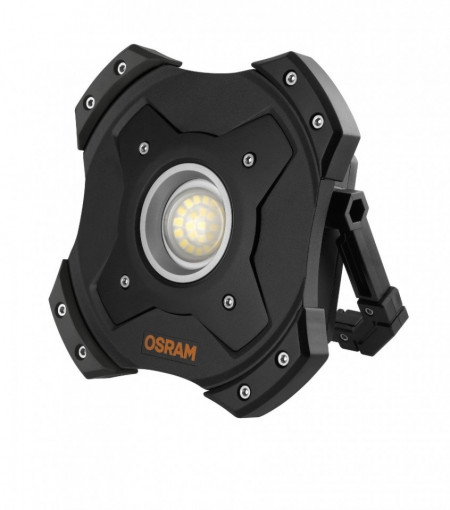 Proiector portabil, lampa de lucru, camping, 25 LED, 10W, 3.7V 4000mAh, functie power bank, Osram