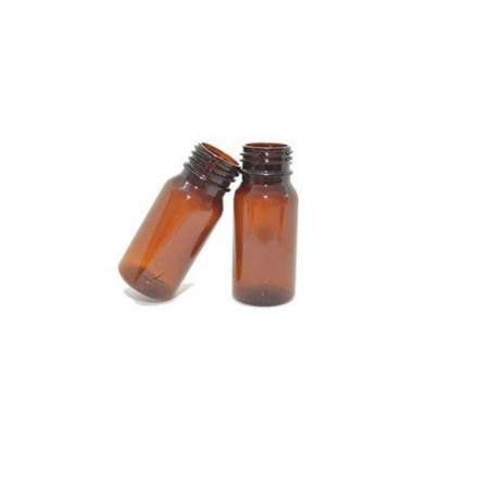 Set 100 bucati flacoane pet brun - maro, 100ml, diametru orificiu filetat 28mm