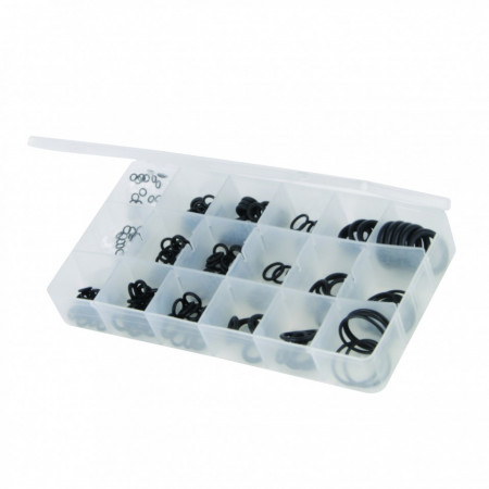 Set 225 buc oringuri de etansare , 3-22mm ,Silverline 'O' Rings Assortment Pack