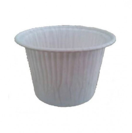 Set 3080 forme copt pentru briose, hartie termica, alb