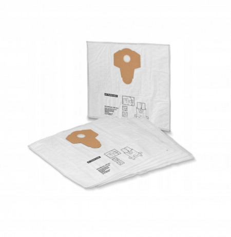 Set 5 saci aspirator din material textil, reutilizabili, 20L, microfibra 3 straturi, diametru aspirare 40-70mm, Parkside
