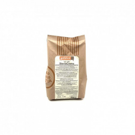 Baza pentru inghetata artizanala fara zahar pe baza de lapte, 1Kg, Stevia Creme, Galatea