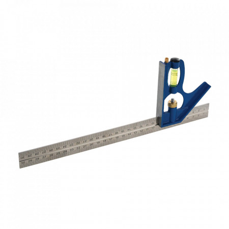 Linie otel combinata 300mm cu gradatii, Silverline