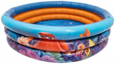 Piscina gonflabila pentru copii , 100cm, 3 inele, Fiding Nemo , Disney
