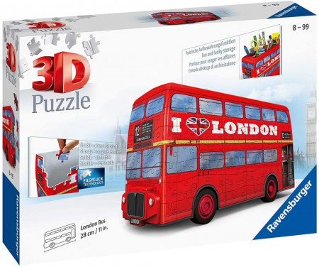Puzzle Ravensburger 3D - London Bus, 216 piese