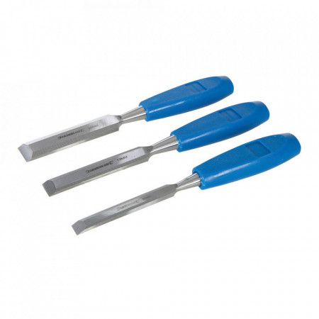 Set 3 piese dalti pentru sculptura lemn , 13 , 19, 25 mm , Silverline