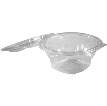 Set 400 caserole rotunde cu capac atasat, 750gr, fast food, salate, fructe