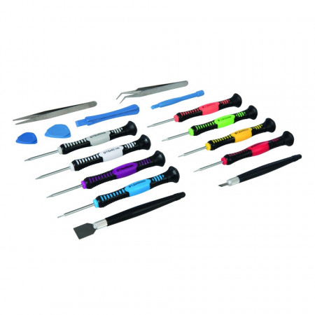 Set surubelnite de precizie 16 piese , Silverline Precision Phone Repair Kit 16pce