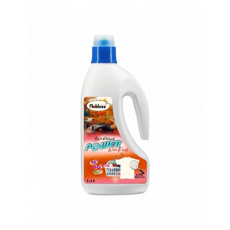 Detergent rufe premium, 3 in 1, rufe albe si colorate, 1.5L, anti-calcar, Wild Forest, Nobless