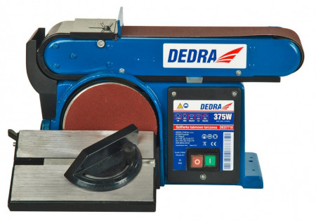 Masina pentru slefuit Dedra cu banda si disc 370 W