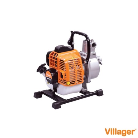 Mini moto pompa apa cu motor termic pe benzina, 42.7 cm³, 8.4Kg, aspiratie 8m, debit 7 m³/h, racord 25mm, Villager WP10E