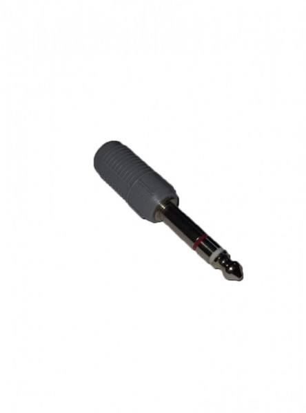Mufa adaptor stereo profesionala, jack 6.3 tata la jack 3.5 mama, gri, Lumberg