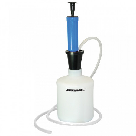 Pompa extras fluide, apa, ulei, 1.5L, furtun 8-10 mm, Silverline